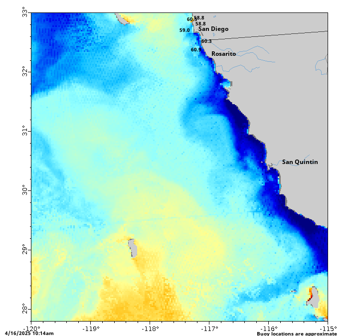 Water Temperature Map